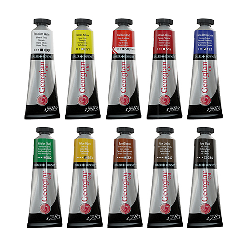 DALER ROWNEY SET SELECTION ÓLEO GEORGIAN 10 X 38 ML