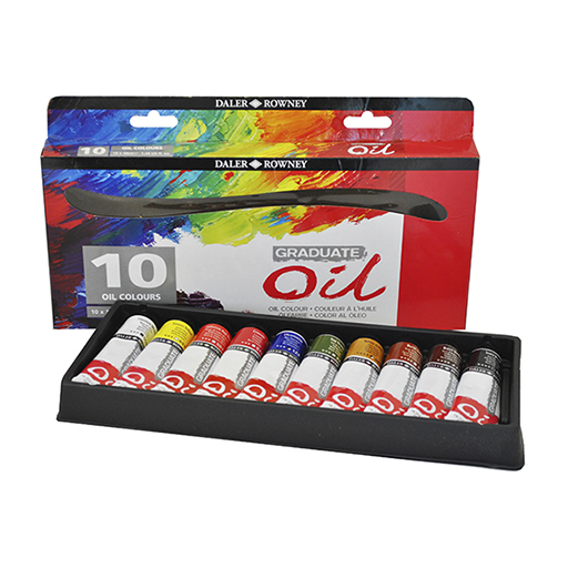 DALER ROWNEY SET STUDIO GRADUATE OIL 10 X 38 ML