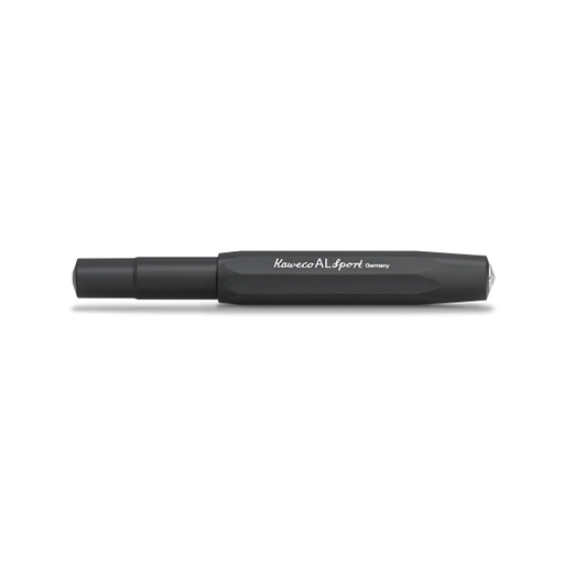 KAWECO PLUMA ESTILOGRÁFICA SERIE AL SPORT ALUMINIO NEGRO