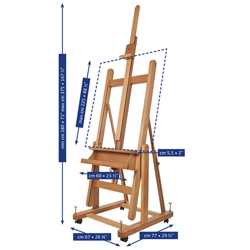 CABALLETE TRANSFORMABLE EN MESA MABEF M18