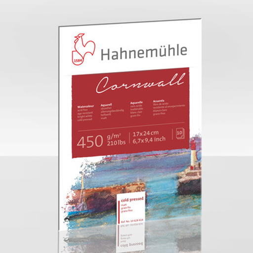 HAHNEMÜHLE BLOC CORNWALL PAPEL ACUARELA 450 G