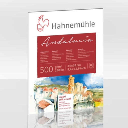 HAHNEMÜHLE BLOC ANDALUCÍA PAPEL ACUARELA 500 G