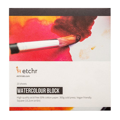 ETCHR PAPER BLOC ACUARELA 300 G 50% ALGODÓN