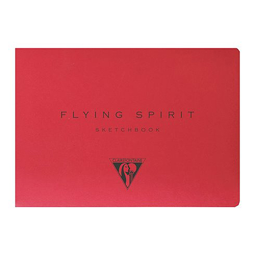 CLAIREFONTAINE CUADERNO FLYING SPIRIT ROJO 90 G TAPA BLANDA ENCUADERNACIÓN COSIDA