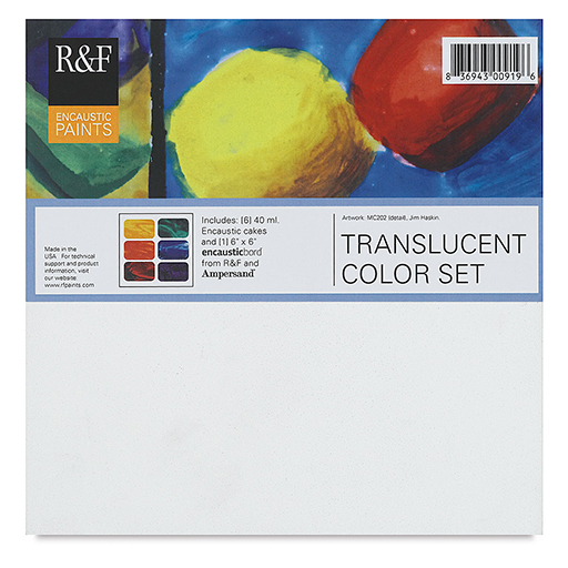 R&F PIGMENT STICK TRANSLUCENT COLOR SET CON 6 BARRAS DE ÓLEO Y TABLERO