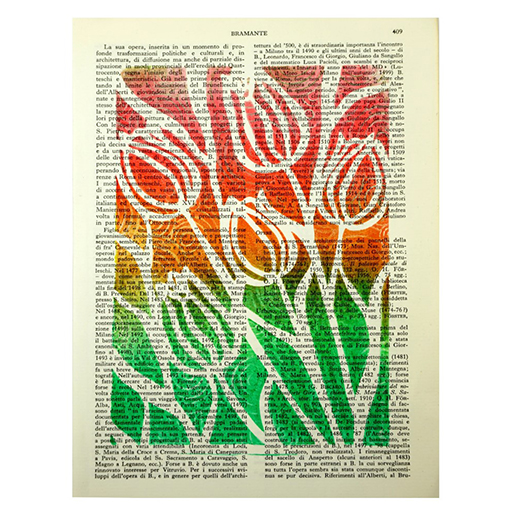 GELLI ARTS TULIP STENCIL - PLANTILLA DE TULIPAN PARA IMPRESIÓN