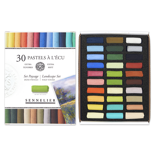 SENNELIER PASTELS À L`ÉCU SET PAISAJE 30 MEDIOS PASTELES