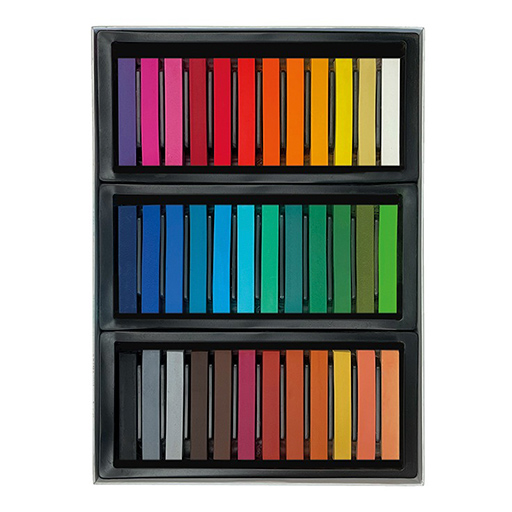 MANLEY CAJA SOFT PASTELS CON 36 BARRAS PASTELES SUAVES