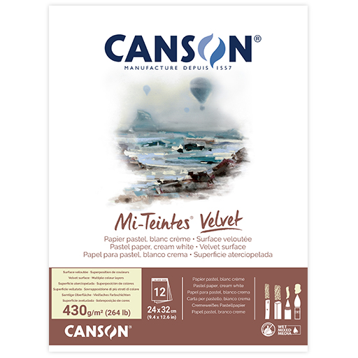 CANSON MI-TEINTES VELVET BLOC PASTEL 430 G