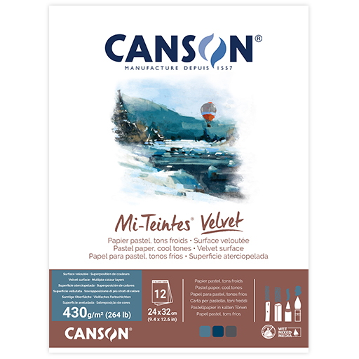 CANSON MI-TEINTES VELVET BLOC PASTEL 430 G