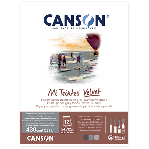 CANSON MI-TEINTES VELVET BLOC PASTEL 430 G