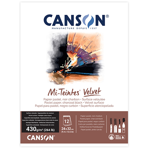 CANSON MI-TEINTES VELVET BLOC PASTEL 430 G