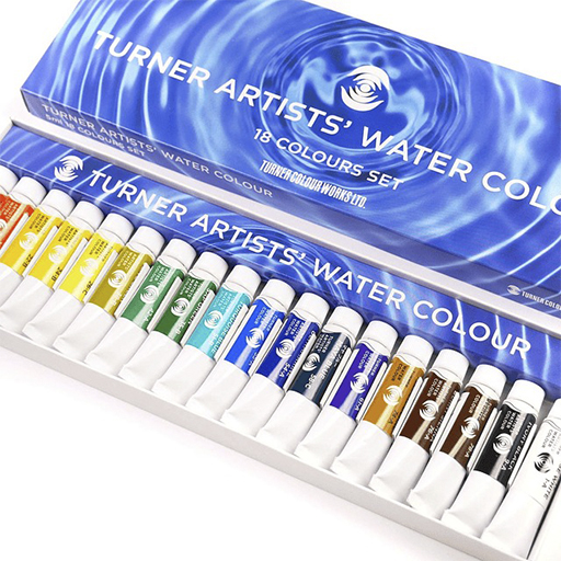 TURNER ARTIST WATERCOLOUR SET ACUARELA 18 TUBOS 5 ML