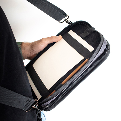 ETCHR NANO SATCHEL BANDOLERA CON SOPORTE PARA PINTURA AL AIRE LIBRE