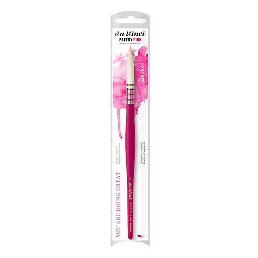 DA VINCI PRETTY PINK EDITION PINCEL REDONDO ACUARELA SERIE 494