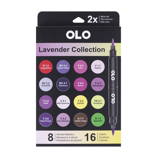 OLO SET DE ROTULADORES LAVANDA