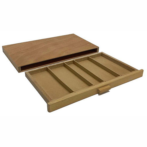 CAJA MADERA PARA PASTELES 40X24,3X2,7 CM